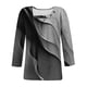 thumbnail image 4 of Fiudx Ofertas Relámpago Blusa de Manga 3/4 a La Moda para Mujer, Camiseta Estampada, Top Informal, 4 of 4