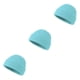 thumbnail image 4 of Jumpingount Sombreros para mujer Sombrero simple Accesorio de ropa Sombrero de moda Sombrero de punto grueso cómodo para al aire libre Gris oscuro Gris oscuro 3piezas Jumpingount CBP225337, 4 of 6