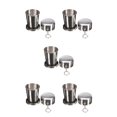 thumbnail image 2 of Bearachild Frascos de agua de acero inoxidable duraderos taza de café de viaje taza portátil agua café al aire libre vaso de té botella plegable Type1 NO1 Bearachild CBP029531, 2 of 4