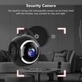 thumbnail image 5 of Home Surveillance Security Camera, 1080P Mini Security Camera Indoor with Night Vision, 150° Viewing Angle Nanny Camera Compact Size with TF Card Slot for Living Room Courtyard Office, 1.2 in, 5 of 9