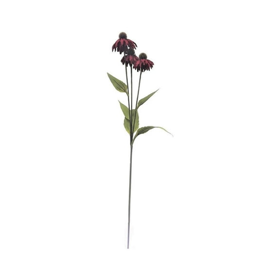 Vickerman 31.5" Artificial Dark Red Black Eyed Susan Spray