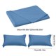 thumbnail image 3 of Set de hojas de color liso de 3 piezas | Poliéster suave | Lavables duraderos | Incluye 1 sábana (150x230cm) y 2 fundas de almohada (74x48cm) | Múltiples colores | Resistente al desvanecimiento, 3 of 6