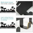 thumbnail image 4 of Beach Scene Metal Key Holder Sandy Shore Decorative 12 Hooks Key Rack Organizer Wall Mounted Rack Hooks Personalized Key Hanger Dog Leash Hanger for Home Wall Front Door, 4 of 7