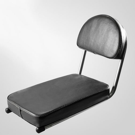 ebike Bicycle Rear Saddle BicycleSeat With Back Rest Pad Extended Sponge Cushion