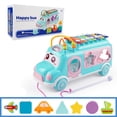 thumbnail image 1 of Juguete De Autobús Escolar Intelectual Multifuncional Pony Xilófono Juguetes De Bebé Juguetes De Música De Empuje Y Tracción Para Regalos De Niña Y Niño Moyic OD014711-01, 1 of 6