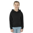 thumbnail image 1 of Jerzees Youth NuBlend Pull Over Hooded Sweatshirt, M, Black, 1 of 2