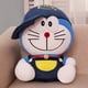 thumbnail image 3 of Lleva sombrero, muñeco de gato Dingdang, juguete de peluche, muñeco de gato de máquina de dibujos animados, pantalones con tirantes de gran tamaño, almohada de Doraemon, 3 of 3