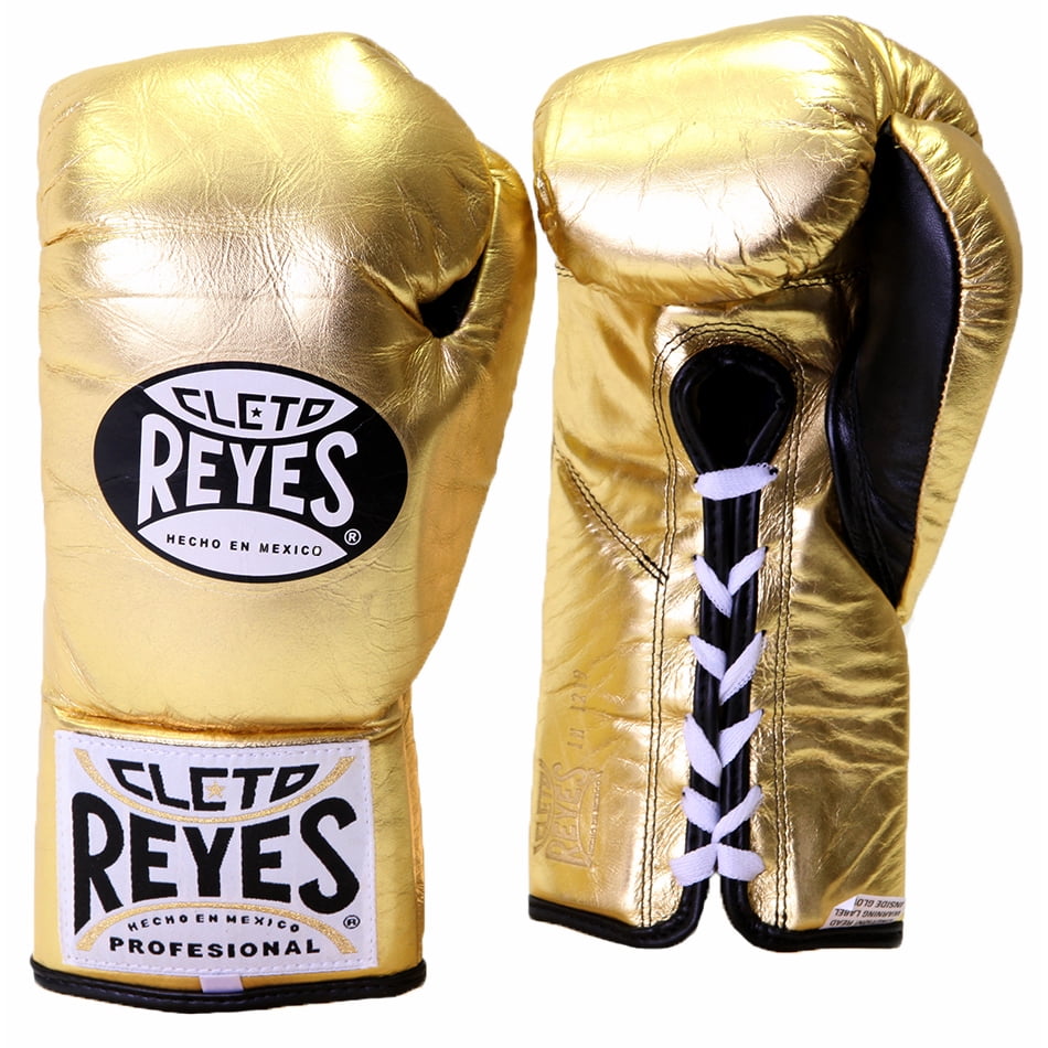 Cleto Reyes Official Lace Up Competition Boxing Gloves Gold Walmart