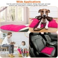 thumbnail image 4 of NPolar Square Chair Cushion 15.75x2.37in Soft Tie on Sitting Mat Cotton Seat Mats for Home Office Car Sitting Travel 4Pack, Gray, 4 of 11