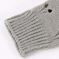 thumbnail image 5 of UJNDER Hollow Knitted Gloves Wool Warm Arm Sleeve Long Jacquard Open Fingered Winter Accessories for Stylish Autumn Fashion Light Gray, 5 of 6