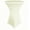 Ivory, variant on Banquet Tables Pro 4 Pack 32 x 43 Spandex Cocktail Tablecloth Black