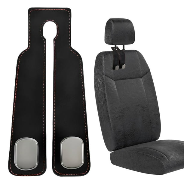 Colgador Organizador para Asiento Trasero Coche Gancho Soporte Carga Doble Accesorios Interiores Microfibra Gamuza