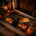 thumbnail image 6 of Halloween Doormat Gothic Door Mat for Front Door, Doormat Outside Entrance, Halloween Pumpkin Ghost Decor for Porch and Entryway, Indoor Outdoor Use,23.62x15.75in, 6 of 6