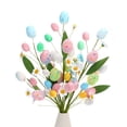 thumbnail image 2 of Easter Clearance! YZEGDCH Easter Eggs Picks Artificial Sprays Wire Spring Easter Home Decor Centerpiece Flower Arrangement Easter Gift for Women Men, 2 of 9