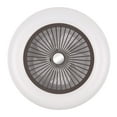 thumbnail image 2 of Bluetooth-Enabled LED Ceiling Fan Light with Adjustable Speed and Color, 36W for Living Room and Bedroom, Remote Control Included (Battery Not Included), Brown Finish, 2 of 6