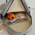 thumbnail image 4 of Cute Striped Lace Backpack 3 Piece Set Lightweight Large Capacity Student School Bag for, 4 of 6