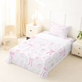 thumbnail image 5 of Manfei Coastal Bow Twin Sheets,Seashell Bedding,3pcs,1 Flat Sheet,1 Fitted Sheet and 1 Pillowcase, 5 of 6