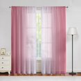 thumbnail image 1 of Pink Ombre Curtains 84 Inch Length for Girls Bedroom Living Room 2 Panel Set Gradient Pink and White Window Treatment Curtains Light Filtering Curtains Modern Abstract Drapes, 1 of 6