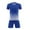 A-Blue, variant on Jinhomg Kids Soccer Training Outfit Fashion Gradient Football Jersey and Active Shorts Boys Girls 2 Piece Sports Uniforms Blue 9 Years