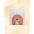 thumbnail image 3 of Laughing Cat Sweatshirt Women -Kayomi Harai Designs, Female x-Large, 3 of 4
