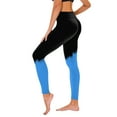 thumbnail image 2 of Elainilye Fashion Womens Leggings Stretch Tummy Control Yoga Leggings Fitness Running Gym Pants Yoga Full Length Pants,Blue, 2 of 5