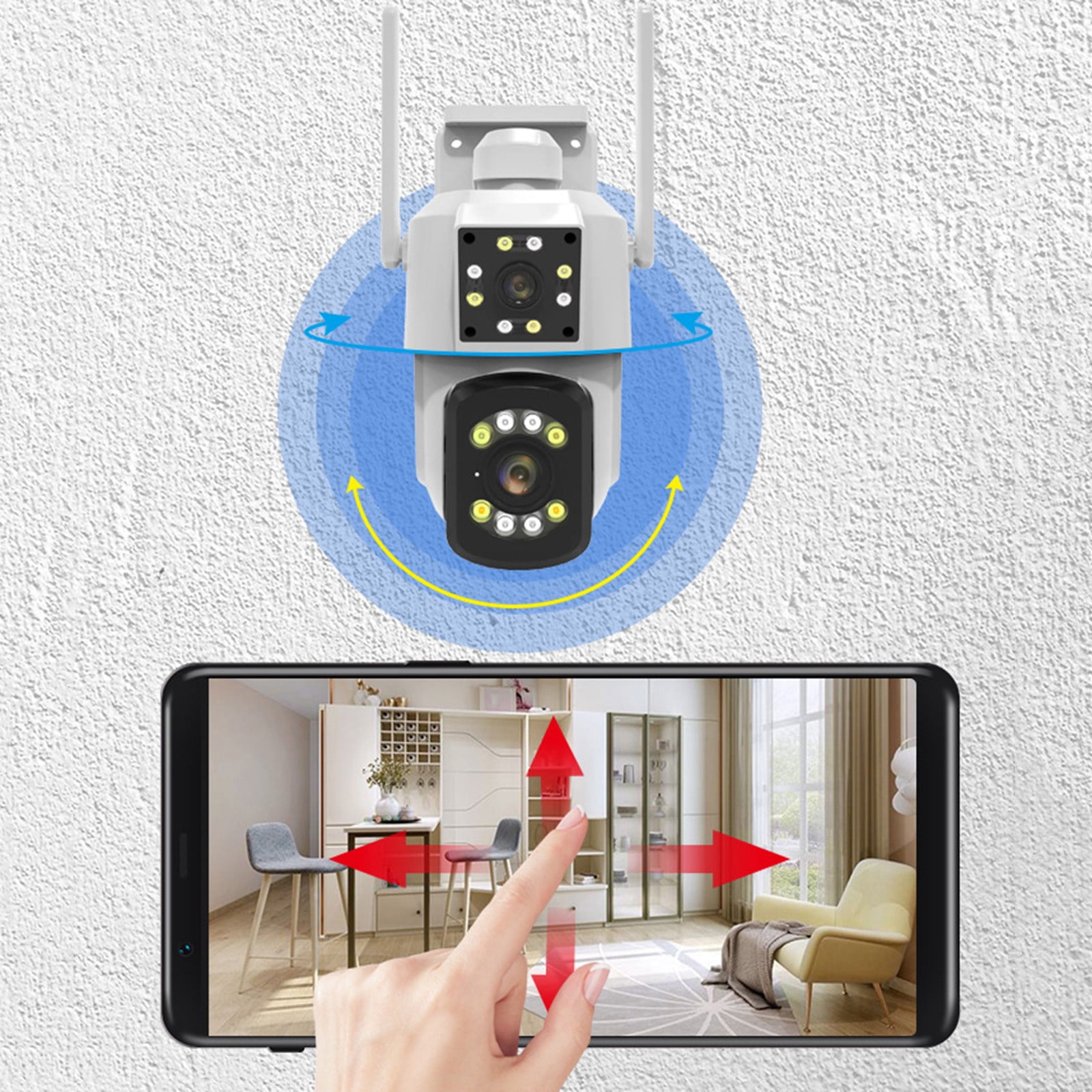 sruoe Surveillance Cameras, Surveillance Cameras Wireless, Security Cameras Wireless Outdoor, Security Camera, Night Vision, Home Monitor Camera