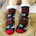 thumbnail image 4 of Slipper Socks Fuzzy Thick - Festive Fluffy Warm Socks Soft Socks for Christmas, 4 of 5