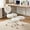 Ivory, variant on HUTWIFE Home Adult Teddy Indoor Meditation and Yoga Adjustable Height and Lumbar Support Office Chairs, Pink