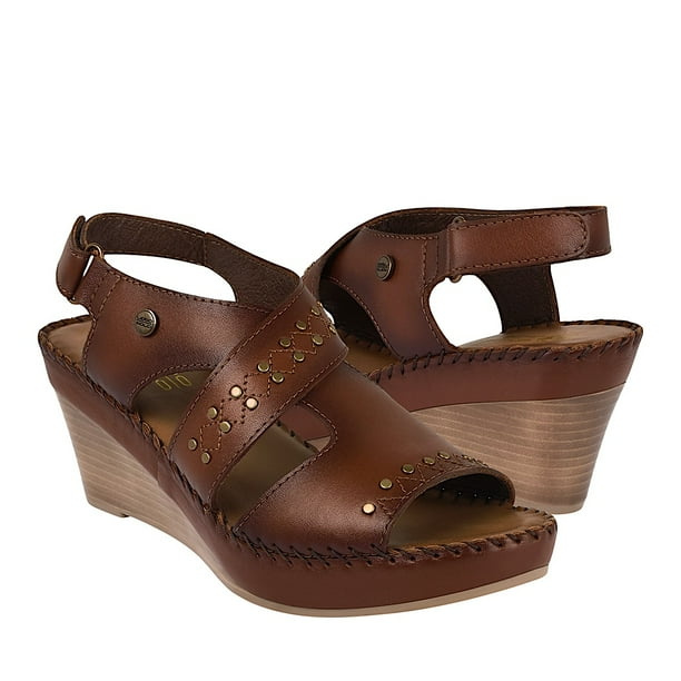 SANDALIAS DAMA LOBO SOLO 2352 PIEL CAFÉ