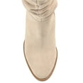 thumbnail image 4 of Journee Signature Womens Genuine Leather Syrinn Almond Toe Inside Zip Mid Calf Boots, 4 of 8