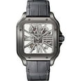 thumbnail image 1 of Pre-Owned Cartier Santos de Cartier WHSA0009 39.8MM Skeleton Dial With Alligator Strap, 1 of 1