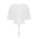 thumbnail image 3 of ICHUANYI Clearance Women's Soft Chiffon Shawl Wraps For Evening Dress Wedding Cape Bolero Flapper Solid Short Sleeves(White, XL) ICHUANYI WER2023080916389, 3 of 6