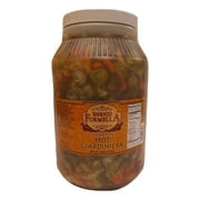 Enrico Formella | Hot Giardiniera | Italian - Chicago Style Hot Pickled Vegetables 128oz.