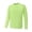 Green, variant on UTSJKR Men's Outdoor Quick Dry Crew Neck Long Sleeve T-Shirt, Athletic Casual Top, Hiking Running Fitness Sports Daily Leisure Wear Silver S