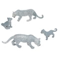 thumbnail image 1 of Modelo de juguete de guepardo 4 piezas BuyWeekMX Modelo animal Juguetes Modelo de familia de guepardo, 1 of 9