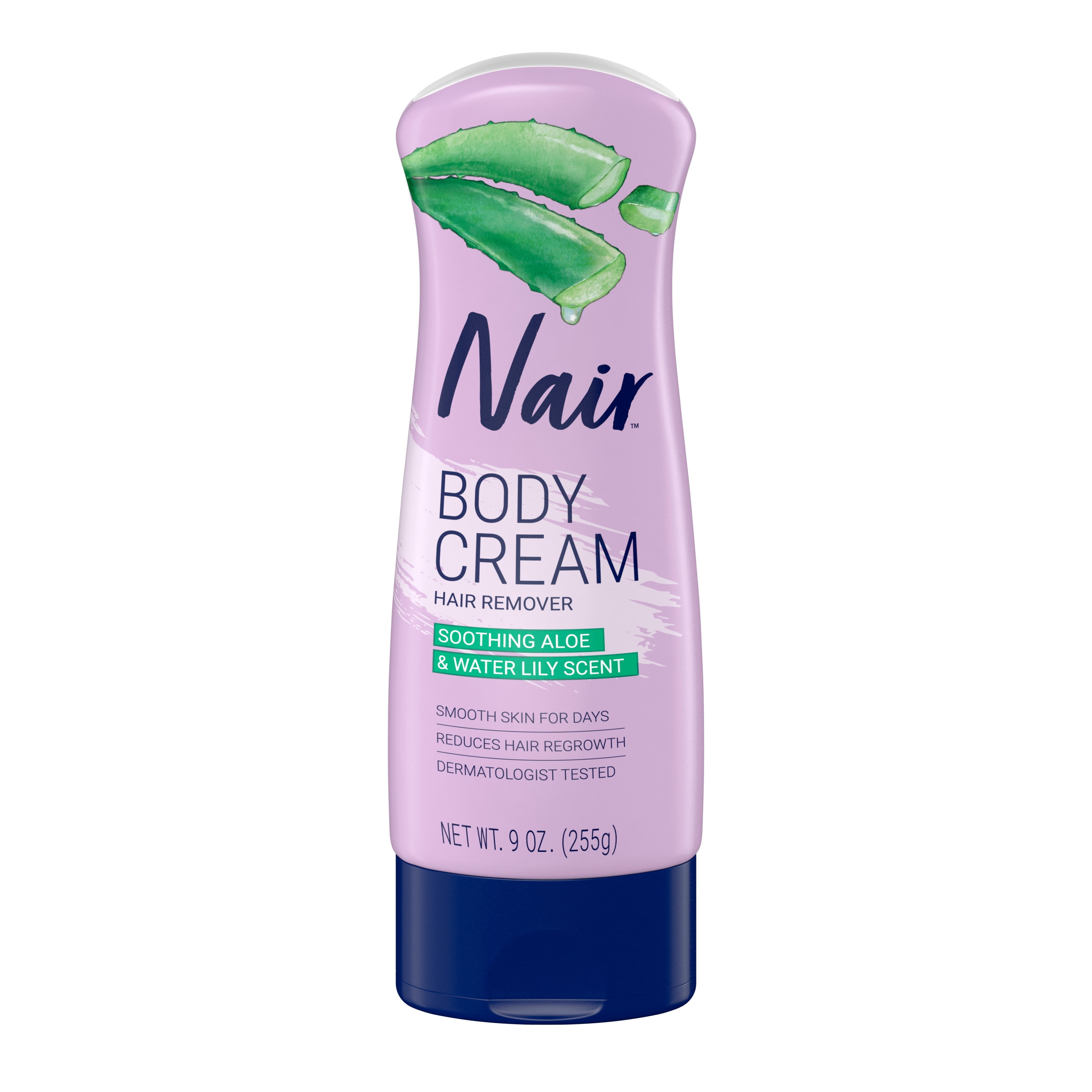 Nair Hair Removal Body Cream With Cocoa Butter and Vitamin E, Leg and Body Hair  Remover, 9 Oz Bottle 