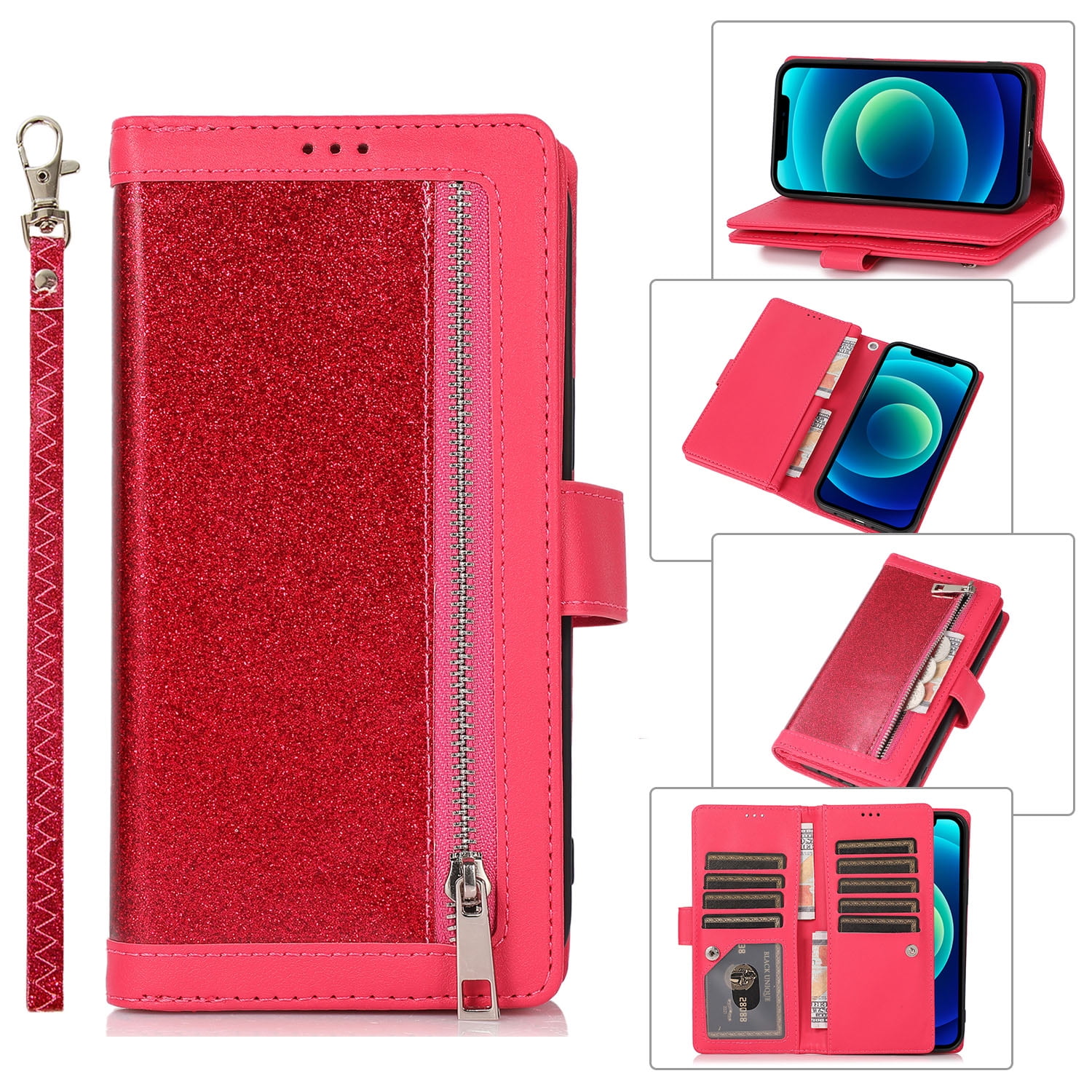 Funyye Colorful Scratch Resistant Premium Magnetic Detachable PU Leather Wallet Style Cover with LG G6 Case Full Body protection with Stand Folio Book Style Ultra Thin Nice Drawing Patterns Protective Credit Card Holder Slots with Free Screen Protector