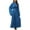 Blue, variant on ZQUUVOU Women's Casual Dress Long Sleeve Loose Tie Waist Adjustable Maxi Midi Dresses Blue,L