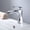 Chrome, variant on Bathroom Sink Faucet White Brass Cold and Hot Bathroom Faucet Single Handle Spray Mixer Basin Tap Toilet Sink Water Faucet Crane