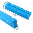 thumbnail image 2 of 2pcs Magnetic Bench Vice Jaw Pad Multi-groove Mill Cutter pad Vise Holder Grips Bench Vise Accessories Protector, 2 of 9