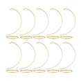 thumbnail image 1 of Soporte de gancho para colgar con adornos de Metal de 10 piezas, accesorios multifuncionales de 9x4,3 pulgadas para librerías, estantes, terrarios de Dorado, 1 of 8