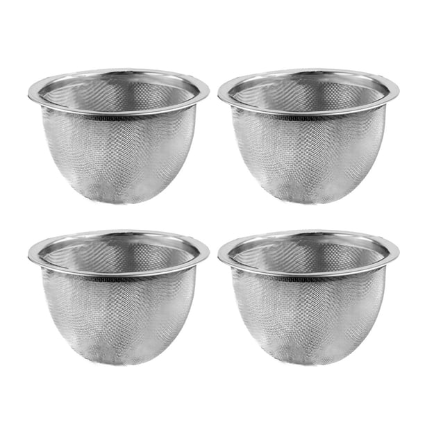 Colador Infusor de té Bewildely de Acero inoxidable 4 piezas 5.8*4.5 cm