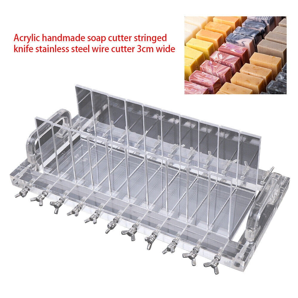Acrylic Soap Cutter, 100mm/3.94in Cutting Thickness, Stainless Steel Wire Cutting Machine for Soap