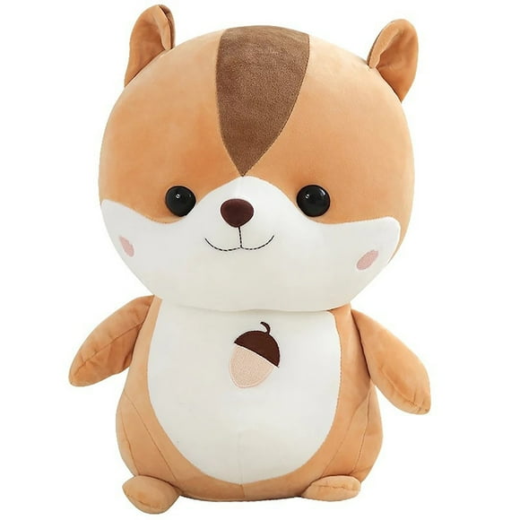 New Cute And Warm Squirrel Pillow Sofa Backrest Toys For Children