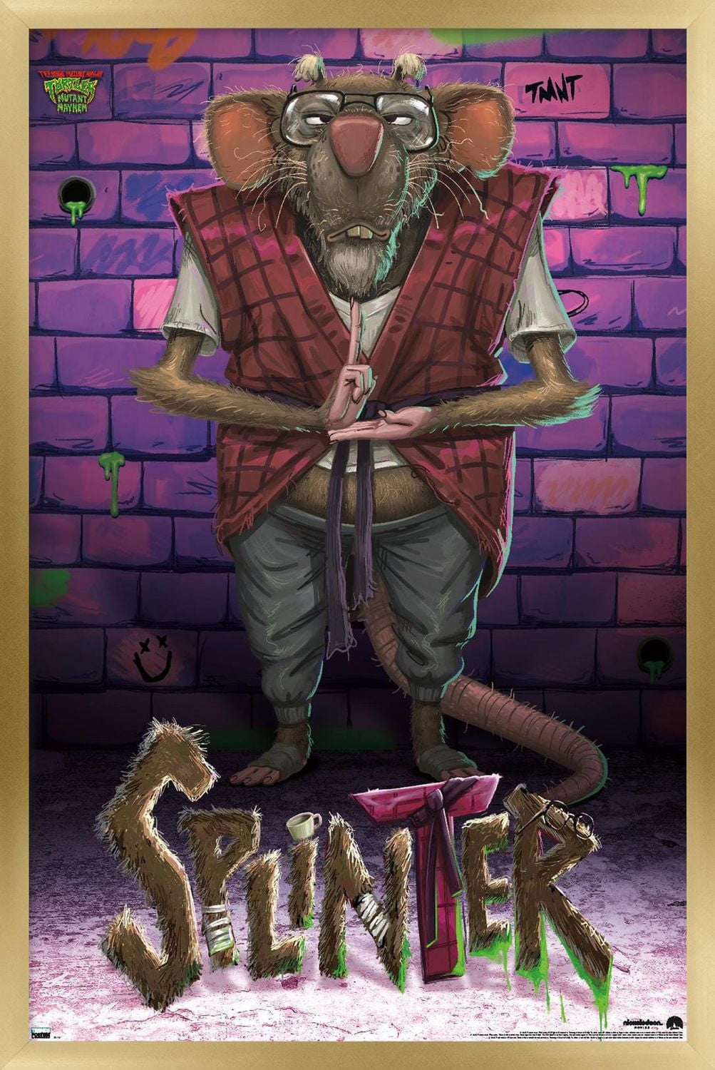 Teenage Mutant Ninja Turtles: Mutant Mayhem - Splinter Wall Poster, 22.375" x 34"