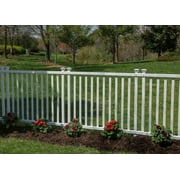 ZIPPITY OUTDOOR PRODUCTS Baskenridge No-Dig Vinyl Fence Kit (36in x 42in) (2 Pack)