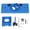 Blue, variant on M Buder 35mm Hinge Hole Saw Jig Drilling Guide Cutter Bit Set Woodworking Punching Boring Locator, Blue (9.84 in / 25 cm)