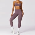 thumbnail image 1 of Ropa de yoga cepillada de primavera, ropa deportiva ajustada para correr y ropa deportiva de secado rápido para uso externo., 1 of 2