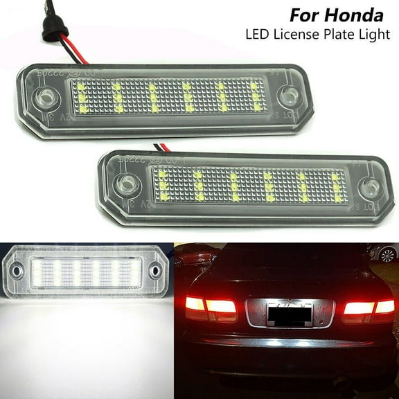 For Honda Civic EJ EG EK Coupe Sedan CR-X Del Sol Integra SJ License Plate Light