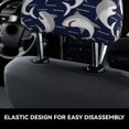 thumbnail image 4 of Kdxio Angry Shark Pattern Print 2 Piece Car Head Rest Covers Set Auto Front/Rear Seats Headrest Cover Universal Fit Most Cars,Sedan, SUV, 4 of 9